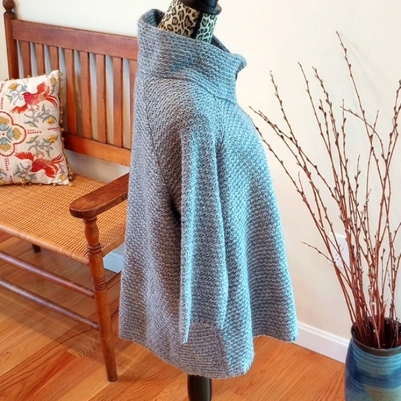 Carroll Reed Woman's Cardigan Sweater 3/4 Sleeve Size:1X Color:Gray - Picture 4 of 10